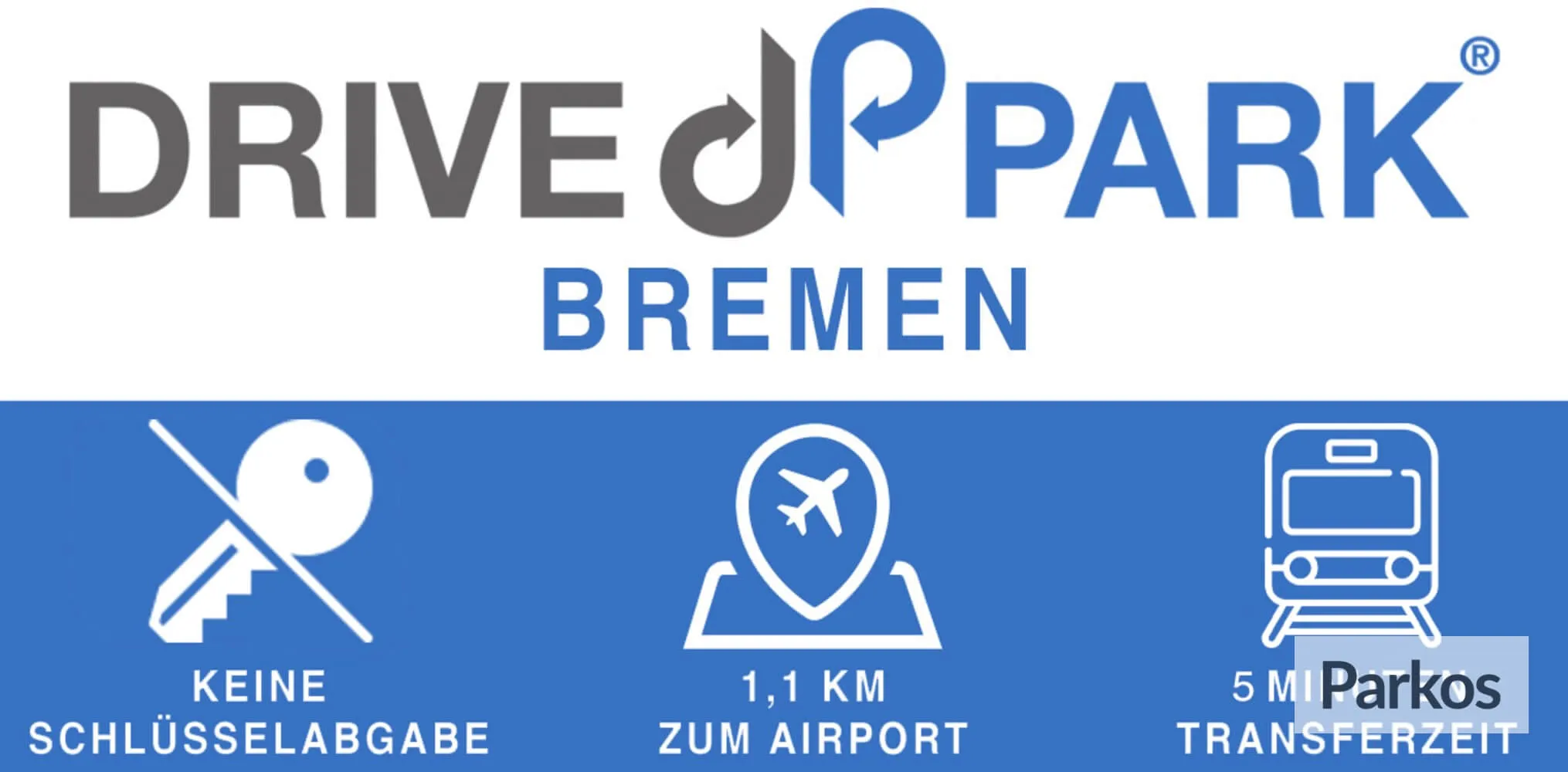 drive&park Bremen (inklusive Bahntransfer) - Bremen Airport Parking - picture 1