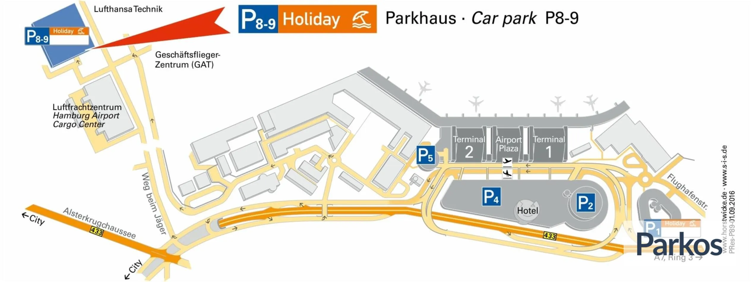 HAPPY PARKING | SMART | P8-9 - Hamburg Airport Parking - picture 1